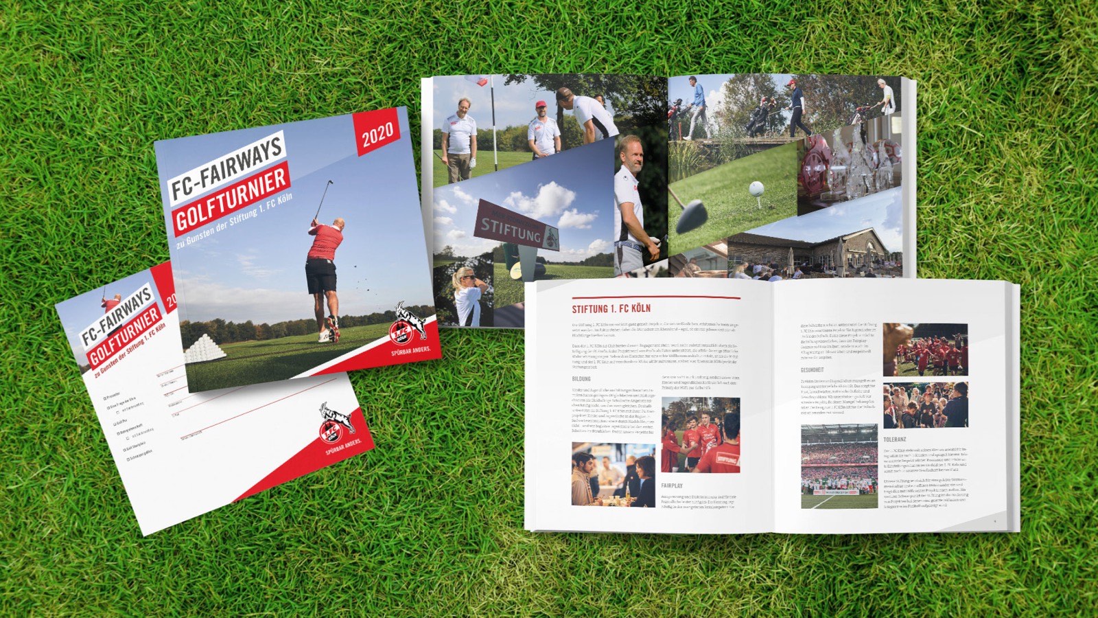 Medien-Redesign für das Charity-Golfturnier FC Fairways